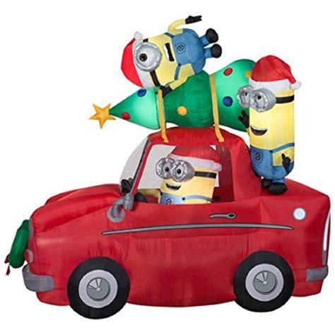 christmas minion inflatable|minion christmas inflatables walmart.